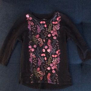 Osh Kosh 3/4 Sleeve Flower Shirt